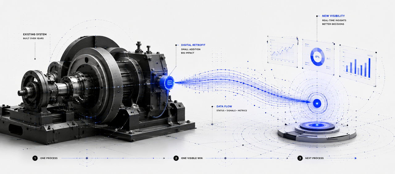 How to Digitise an Older Factory Without Replacing Everything